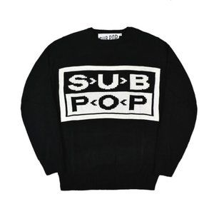 Sub Pop Record Logo Knitwear - Crew Sweater